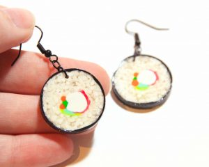 Sushi Earrings - California Roll