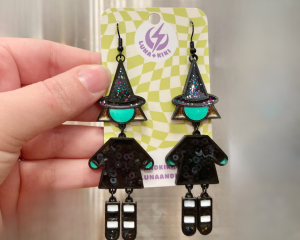 Wiggly Witch Earrings