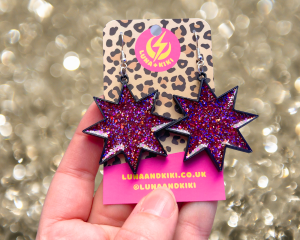 Fancy Star Earrings