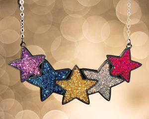 All Star Necklace - cool colours